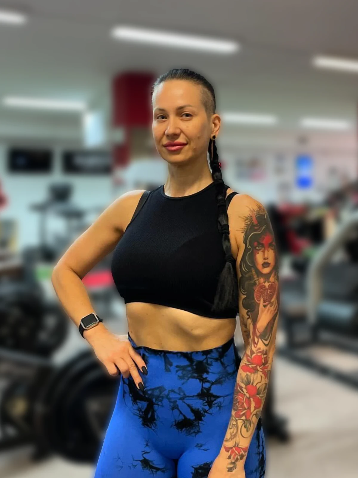 Fitness trenérka Iryny Lano